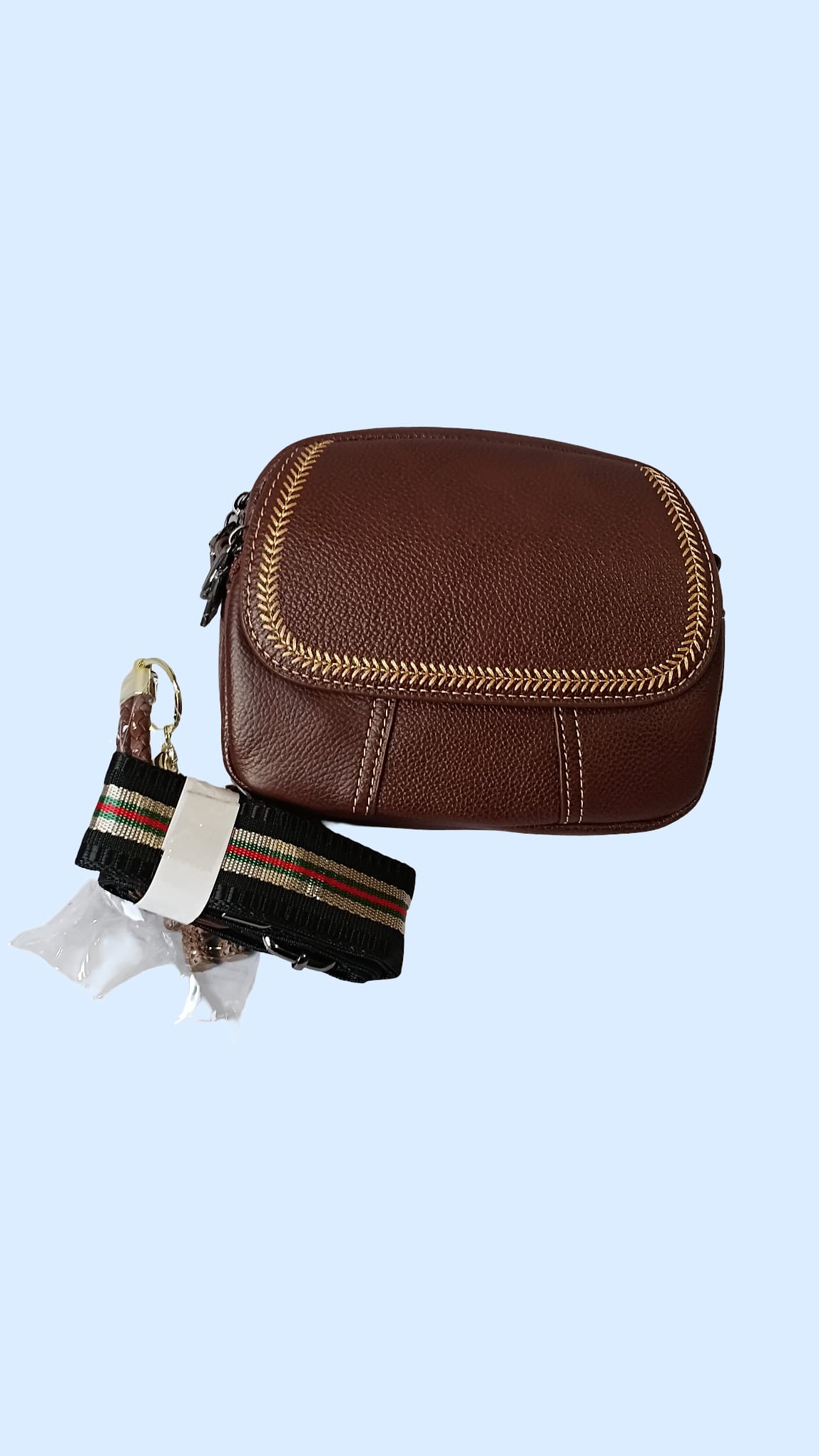 the elan  crossbody bag – brown