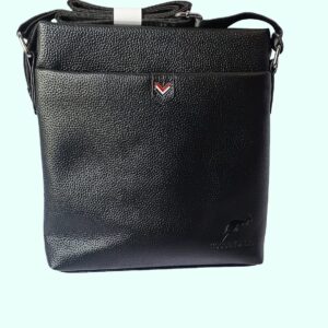unisex messenger crossbody bag -black