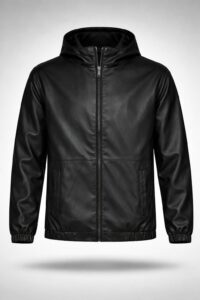 winter hoodie jacket black