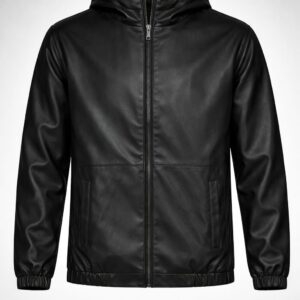 winter hoodie jacket black
