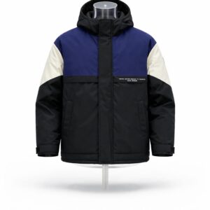 vintage zip up hoodie jacket multi colour blue/white,uk;xl china ;3xl