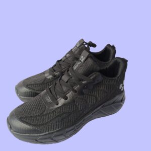 unisex ivory rush sneakers - black