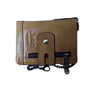 original men's leather wallet brown