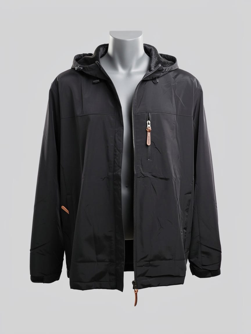 windbreaker jacket – black